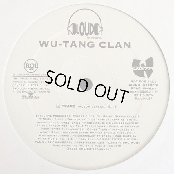 画像2: Wu-Tang Clan - Protect Ya Neck/Tearz  12"