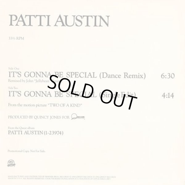 画像1: Patti Austin - It's Gonna Be Special 12"