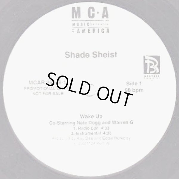 画像1: Shade Sheist Co-Starring Nate Dogg and Warren G - Wake Up  12"