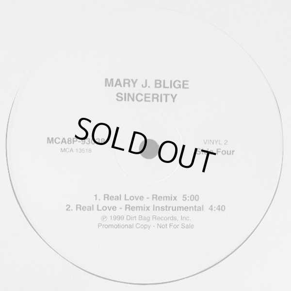 画像5: Mary J. Blige - Sincerity/Everyday It Rains/My Love/I'm Going Down/Real Love  12"X2