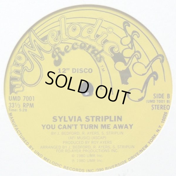 画像2: Sylvia Striplin - Give Me Your Love/You Can't Turn Me Away  12"