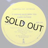 画像: Gwen Guthrie - It Should Have Been You (Vocal 7:05/Inst 9:53)  12" 