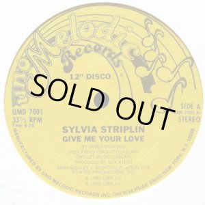 画像: Sylvia Striplin - Give Me Your Love/You Can't Turn Me Away  12"