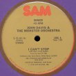 画像1: John Davis & The Monster Orchestra - I Can't Stop/I Get A Kick  12"