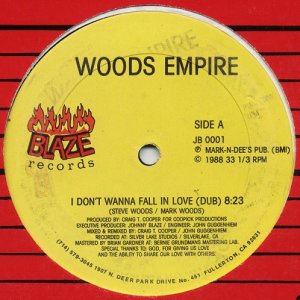 画像: Woods Empire - I Don't Wanna Fall In Love/Save A Little Time For Me  12"