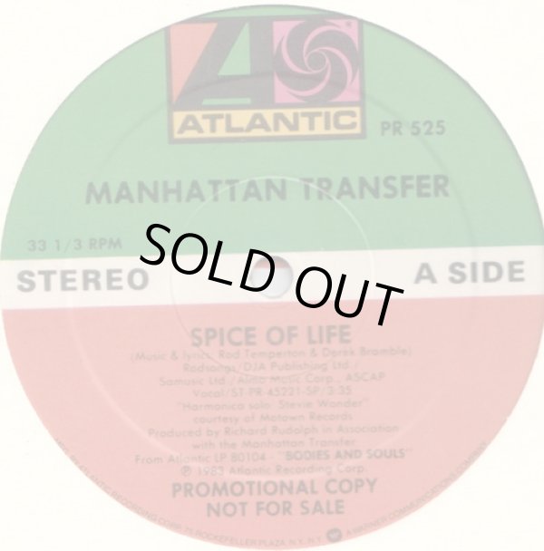 画像2: Manhattan Transfer - Spice Of Life/The Night That Monk Returned To Heaven  12"