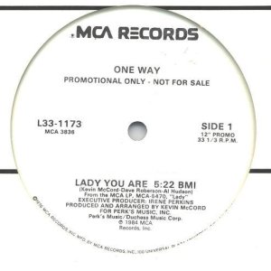 画像: One Way - Lady You Are/Mr. Groove  12"