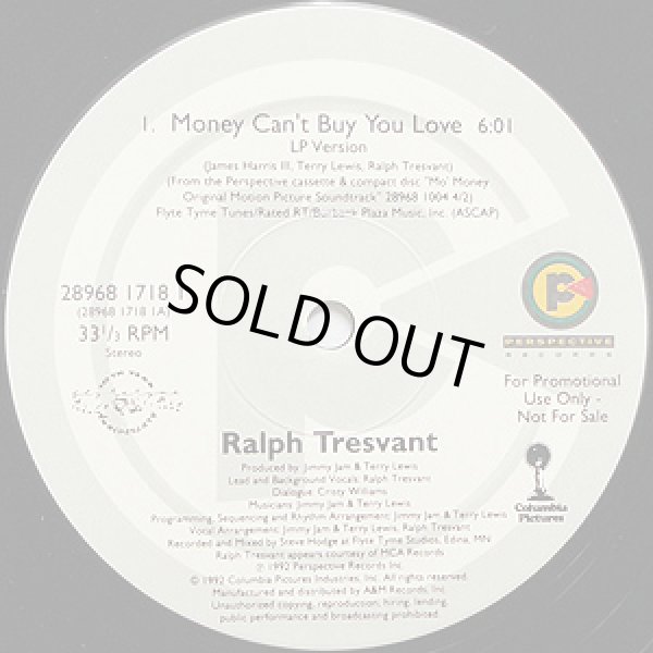 画像2: Ralph Tresvant - Money Can't Buy You Love  12" 