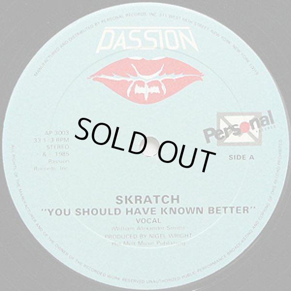 画像1: Skratch - You Should Have Known Better  12"