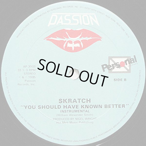 画像2: Skratch - You Should Have Known Better  12"