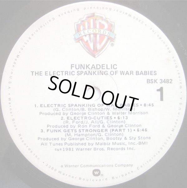 画像2: Funkadelic‎ - The Electric Spanking Of War Babies  LP