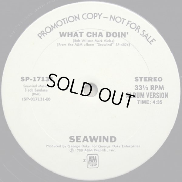 画像2: Seawind - What Cha Doin'  12"