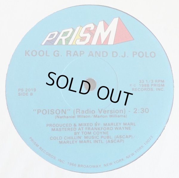 画像2: Kool G Rap & DJ Polo - Poison  12"