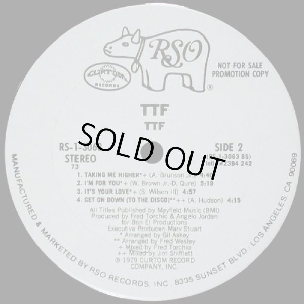 画像3: TTF - TTF (Today, Tomorrow, Forever)  LP