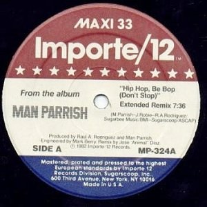 画像: Man Parrish - Hip Hop Be Bop (Extended Remix)/Heatstroke  12" 