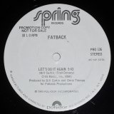 画像: Fatback - Let's Do It Again  12"