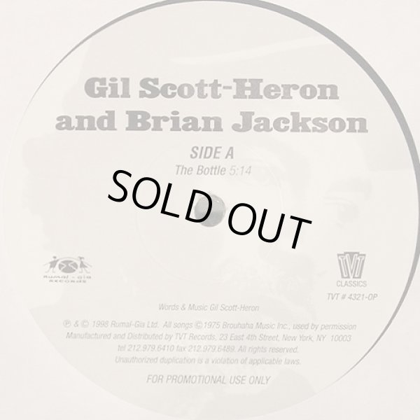 画像1: Gil Scott-Heron & Brian Jackson - The Bottle/Johannesburg  12"