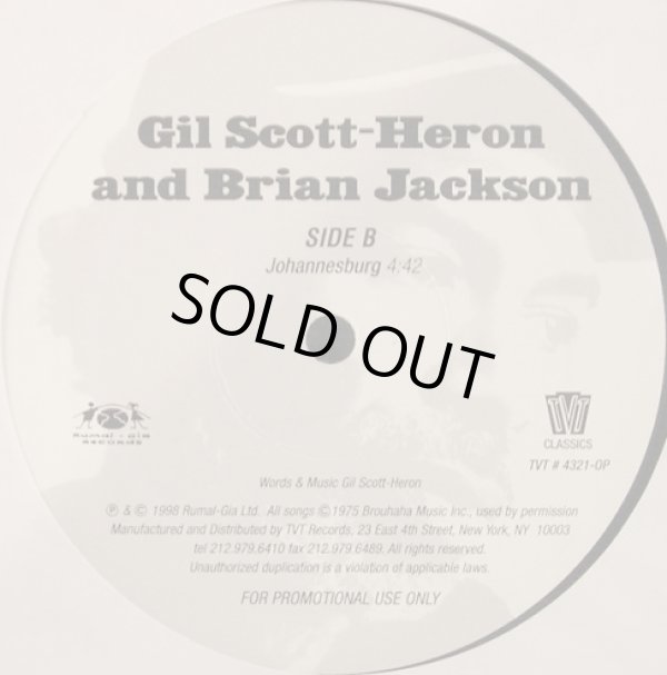 画像2: Gil Scott-Heron & Brian Jackson - The Bottle/Johannesburg  12"