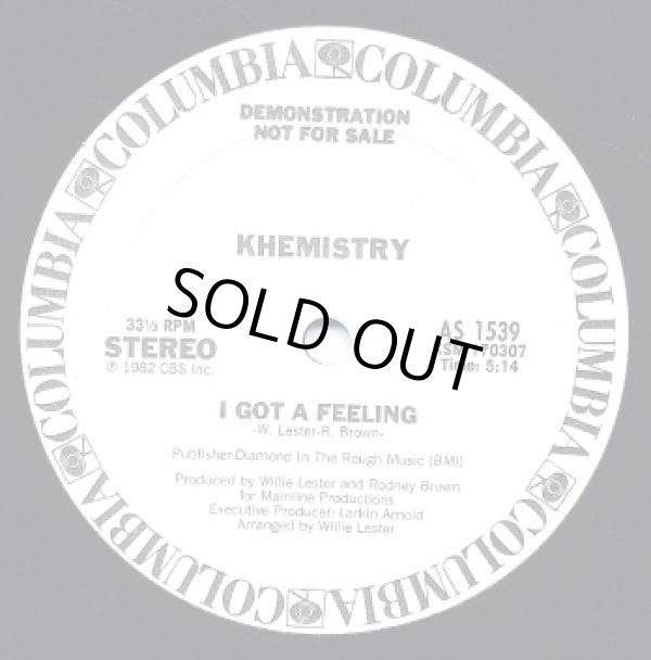 画像1: Khemistry - Whatever It Takes/I Got A Feeling  12"