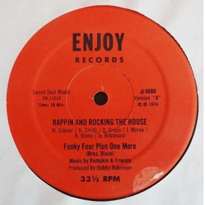 画像: Funky Four Plus One More - Rappin And Rocking The House  12"