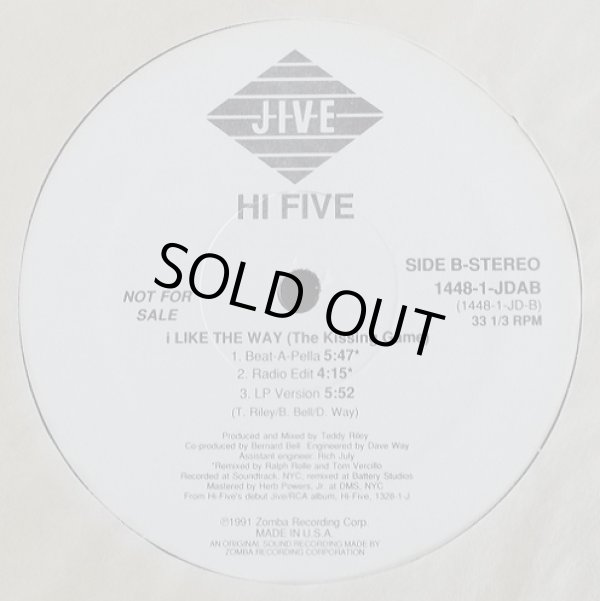 画像2: Hi-Five - I Like The Way (5Vers Promo with Special Remix) 12"