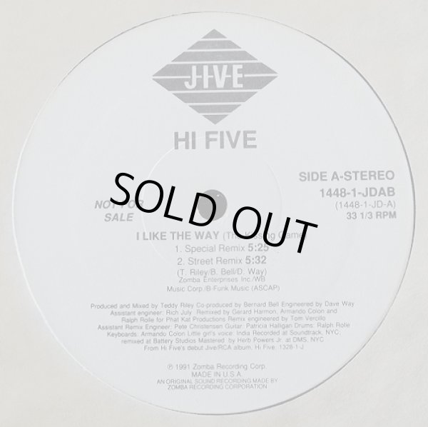 画像1: Hi-Five - I Like The Way (5Vers Promo with Special Remix) 12"