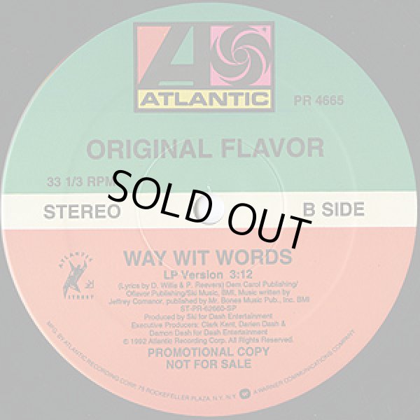 画像2: Original Flavor - Here We Go/Way Wit Words  12"