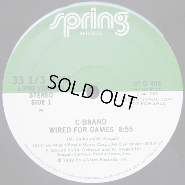 画像1: C-Brand - Wired For Games (Long 8:55/Short 4:07)  12"