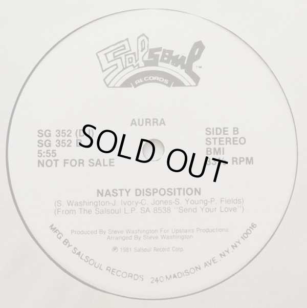 画像2: Aurra - Keep Doin' It/Nasty Disposition  12"