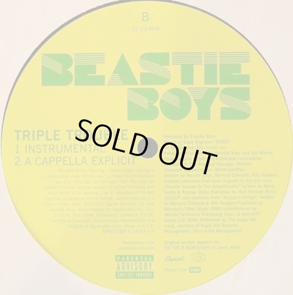 画像2: Beastie Boys  -  Triple Trouble  12"