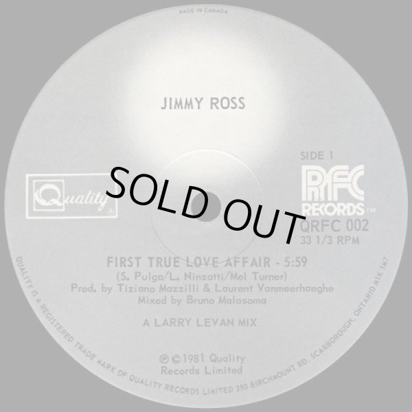 画像1: Jimmy Ross - First True Love Affair  12" 