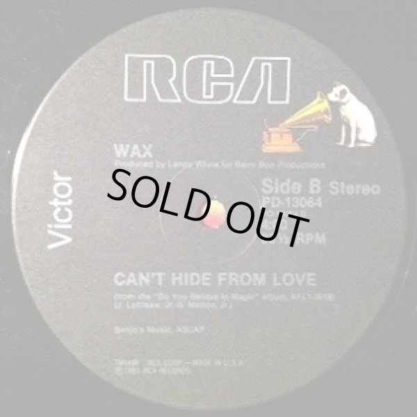 画像2: Wax - The Right Time For Us/Can't Hide From Love  12" 