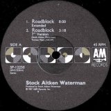 画像: Stock Aitken Waterman - Roadblock (with Jocelyn Brown ?) 12"