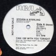 画像1: Steven & Sterling - Can I Be With You Tonight (Stereo/Mono)  12" 