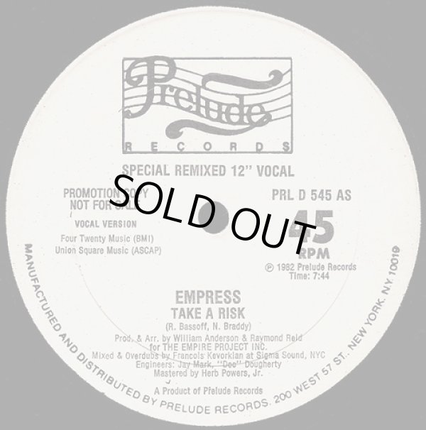 画像1: Empress - Take A Risk  12"