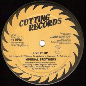 画像: Imperial Brothers - Live It Up/Dub It Up  12"