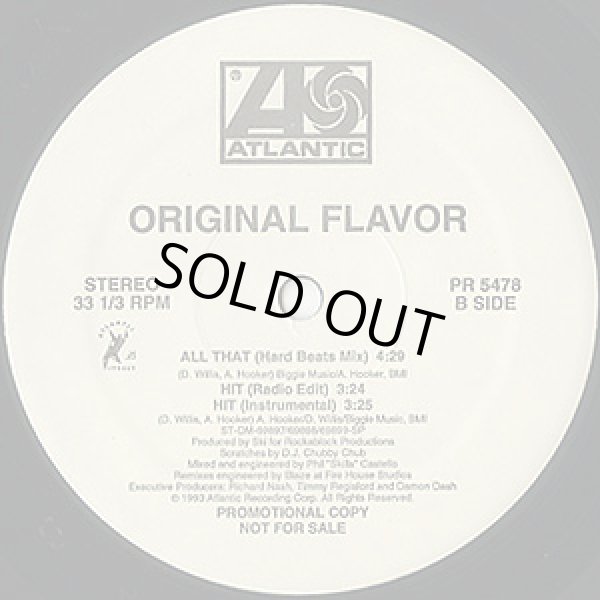 画像2: Original Flavor - All That/Hit  12"