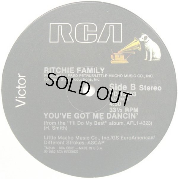 画像2: Ritchie Family - I'll Do My Best (For You Baby)/You've Got Me Dancin'   12"