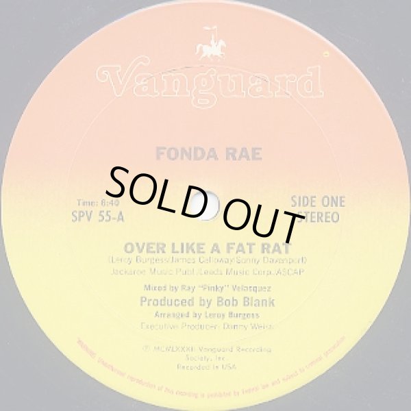 画像1: Fonda Rae - Over Like A Fat Rat  12"