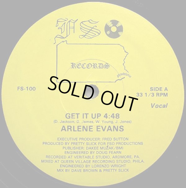 画像1: Arlene Evans - Get It Up  12"  