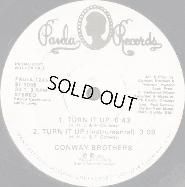 画像1: The Conway Brothers - Turn It Up  12"