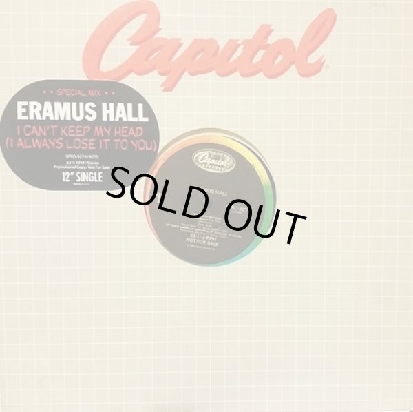 画像1: Eramus Hall - I Can't Keep My Head (I Always Lose It To You)   12"  