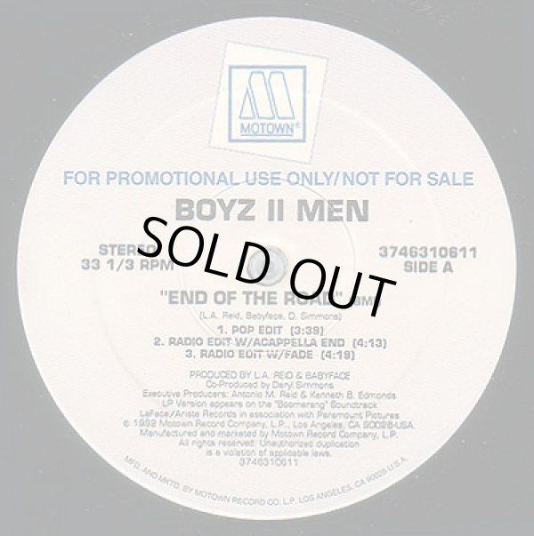 画像1: Boyz II Men - End Of The Road  12"