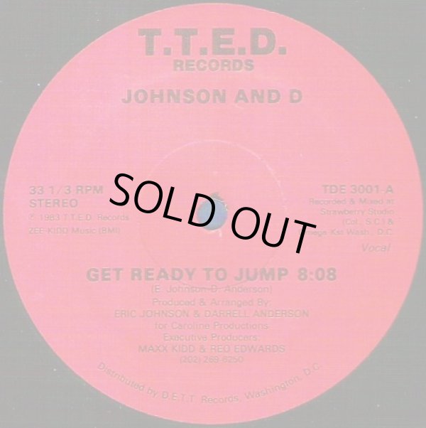 画像1: Johnson And D - Get Ready To Jump  12" 