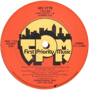 画像: MC Lyte - 10% Dis/Kickin' 4 Brooklyn  12"