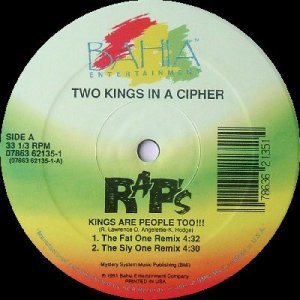 画像: Two Kings In A Cipher - Kings Are People Too !!!/Movin' On 'Em (The Resurection)  12"