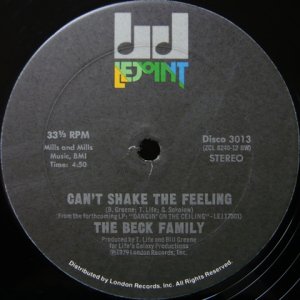 画像: The Beck Family - Can't Shake The Feeling  12" 