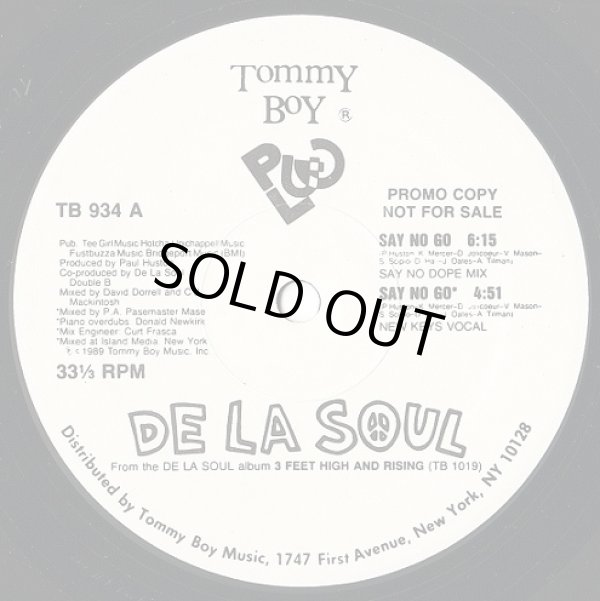 画像1: De La Soul - Say No Go/The Mack Daddy On The Left  12"