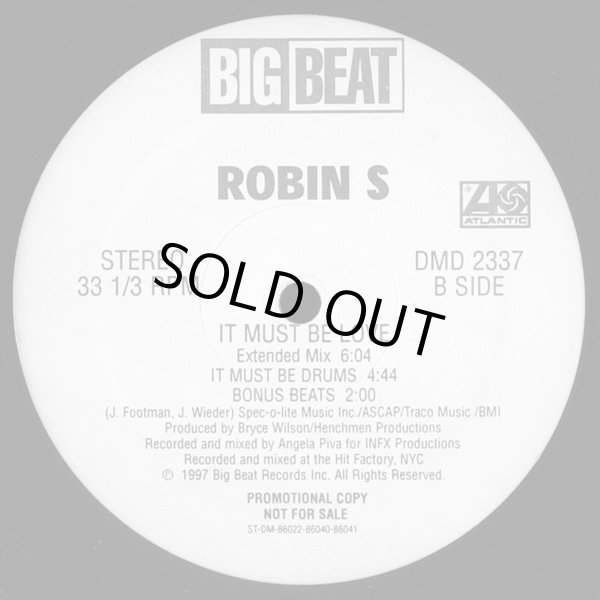 画像2: Robin S - It Must Be Love  12"