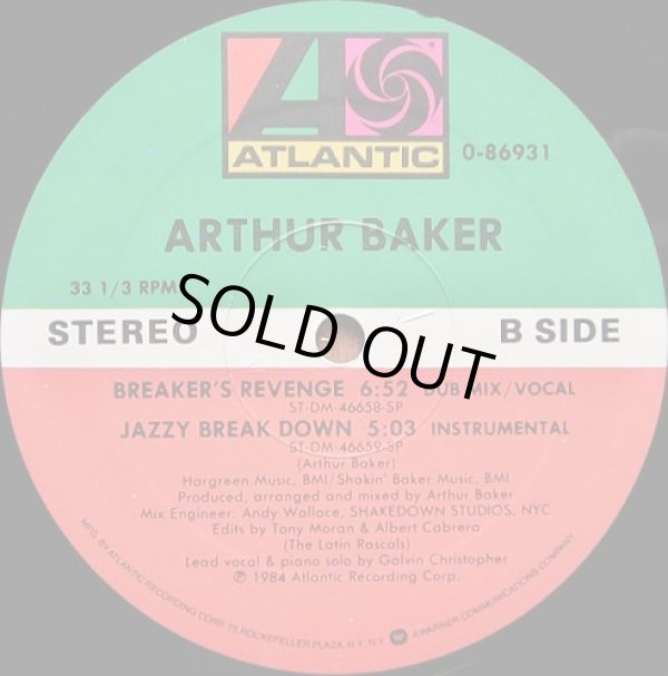 画像2: Arthur Baker‎ - Breaker's Revenge  12"